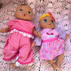 Baby Alive Girl Doll 2017 and 2019 Soft Bodied cuddle dolls